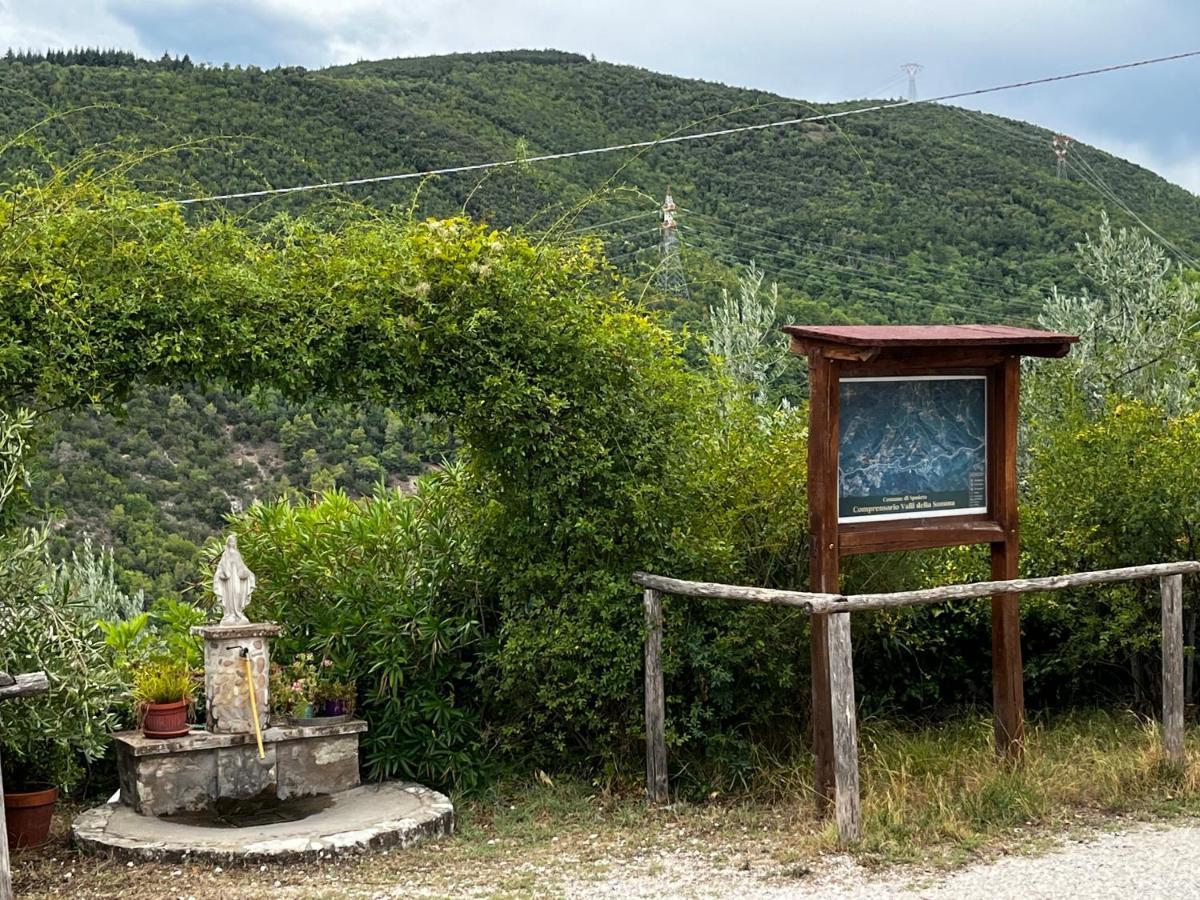 Appartamento A Valle San Martino Di Сполето Екстериор снимка
